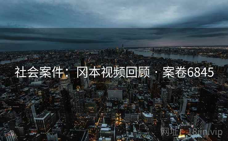 社会案件：冈本视频回顾 · 案卷6845