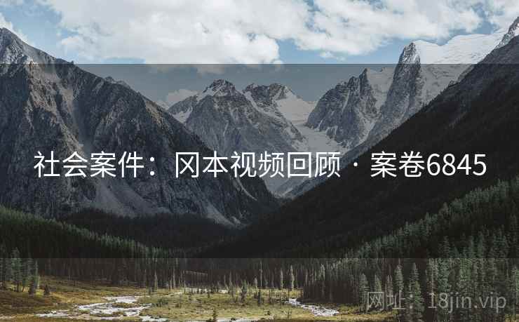 社会案件：冈本视频回顾 · 案卷6845