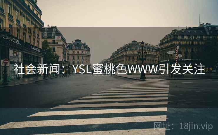 社会新闻：YSL蜜桃色WWW引发关注